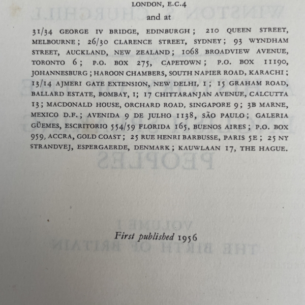 winston churchill history of english speaking peoples first2