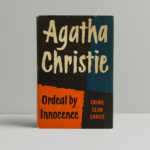agatha christie ordeal by innocence 1st edition 195 1