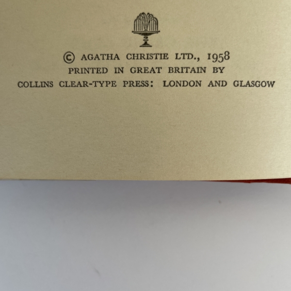 agatha christie ordeal by innocence 1st edition 195 2