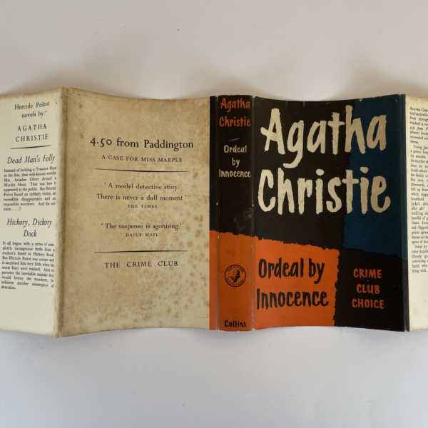 agatha christie ordeal by innocence 1st edition 195 4