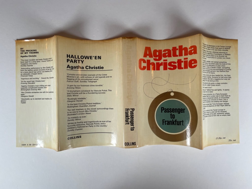 agatha christie passenger to frankfurt first 65 4