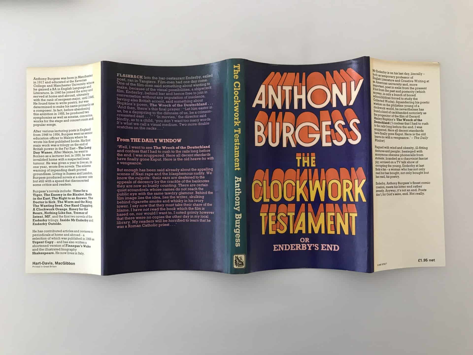 anthony burgess the clockwork testament first edition4