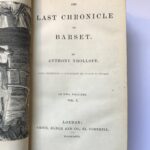 anthony trollope last chronicle of barset first edition two volumes4