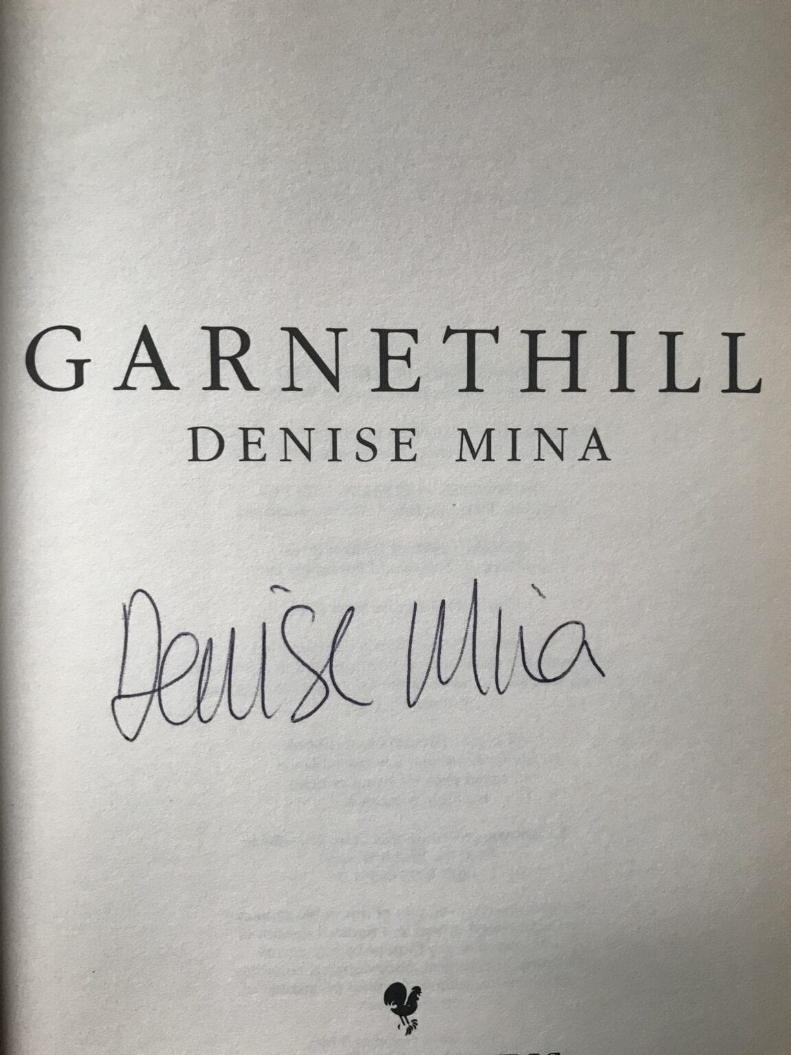 denise mina garnethill trilogy first editions5