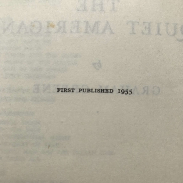 graham greene the quiet american first edition2