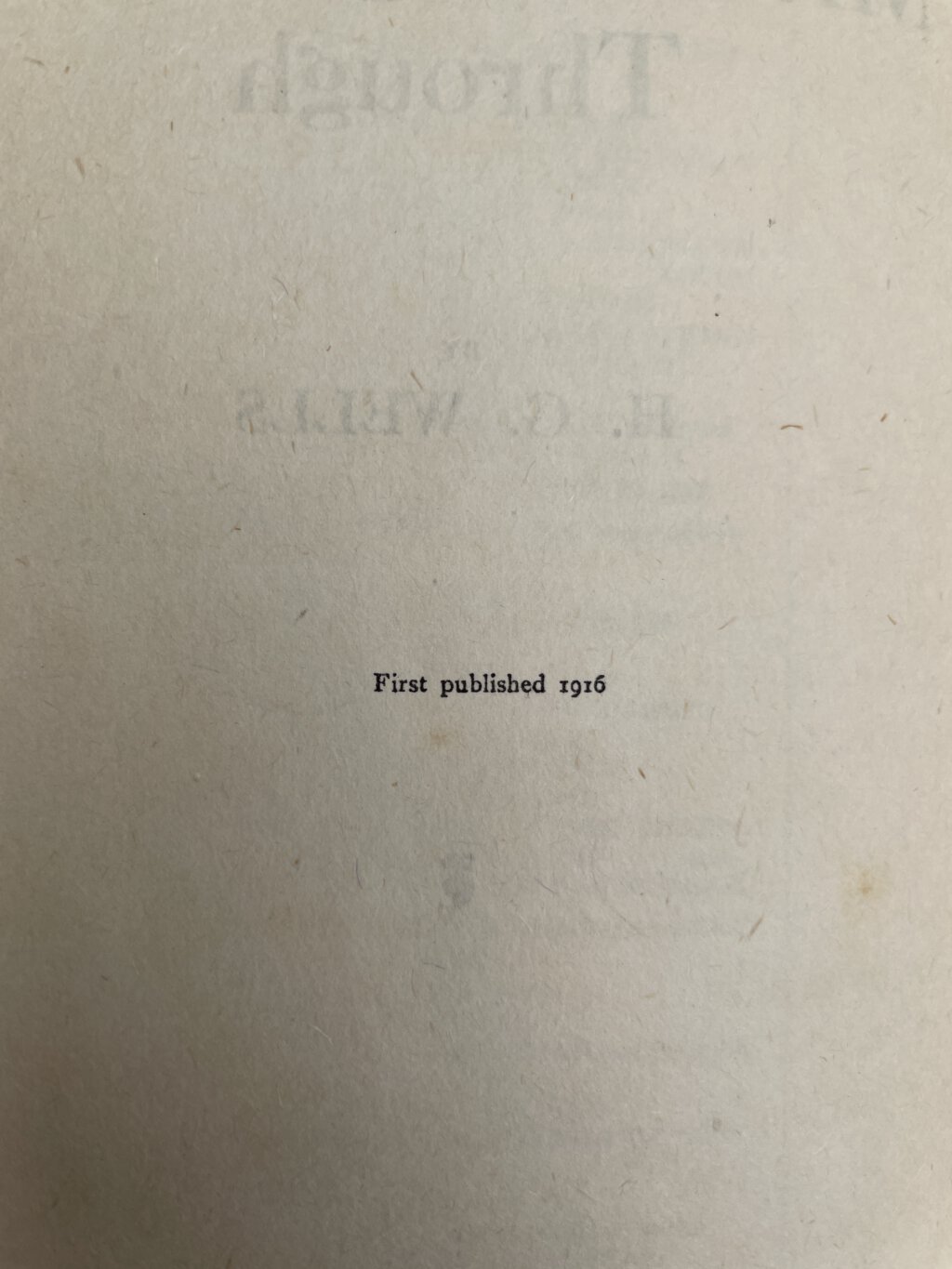 hg wells mr britling sees it through first ed2