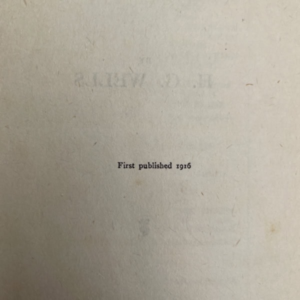 hg wells mr britling sees it through first ed2