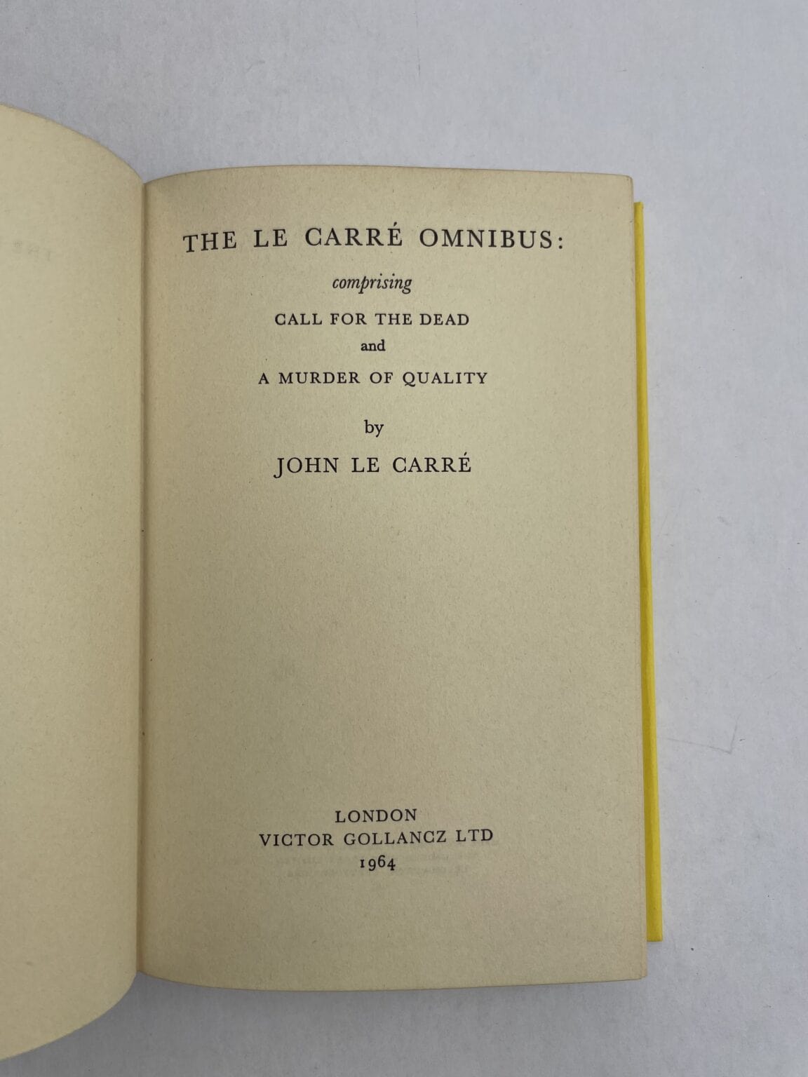 john le carre omnibus first ed2