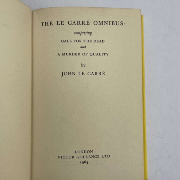 john le carre omnibus first ed2