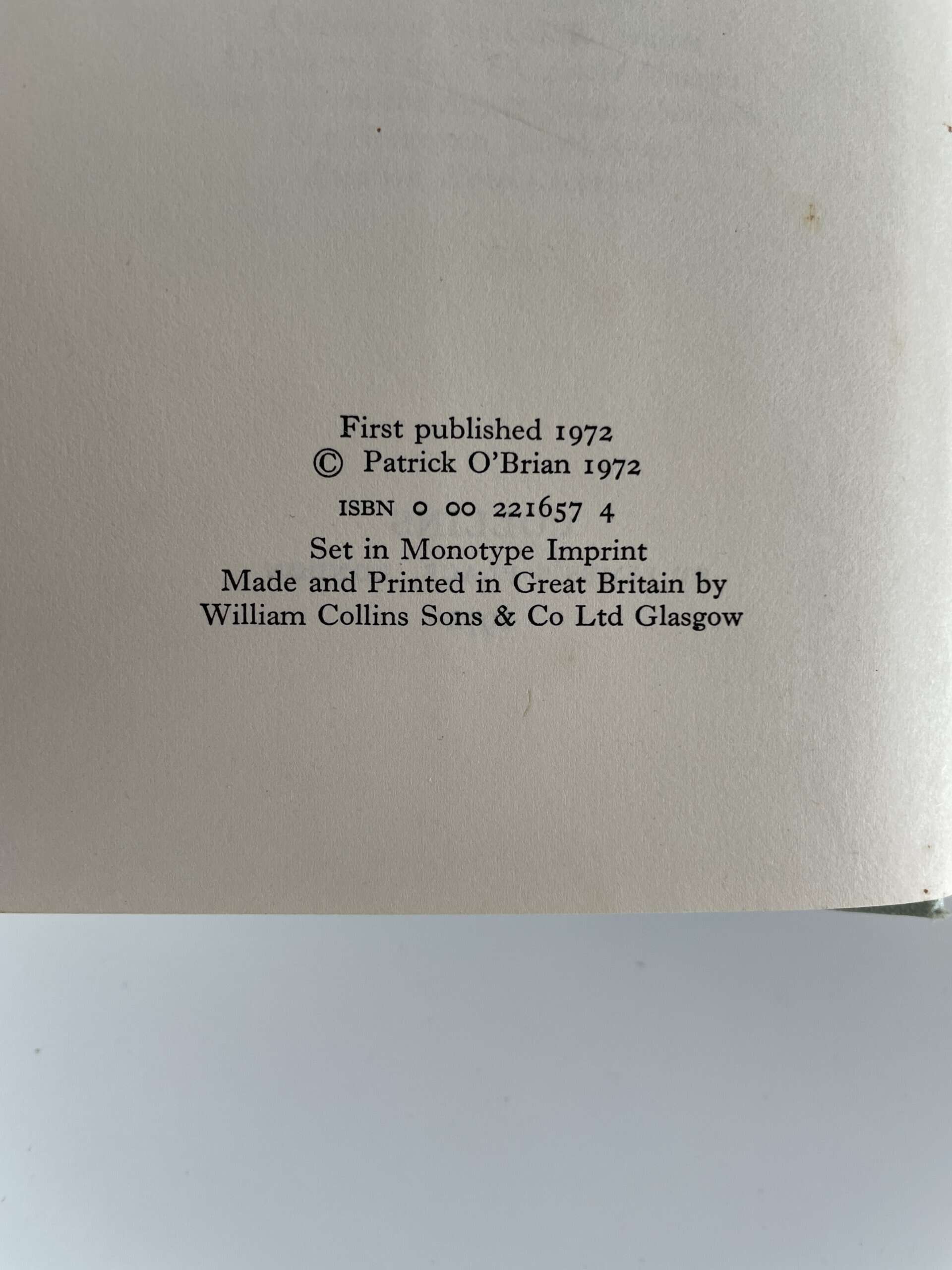 patrick obrian post captain first edition2