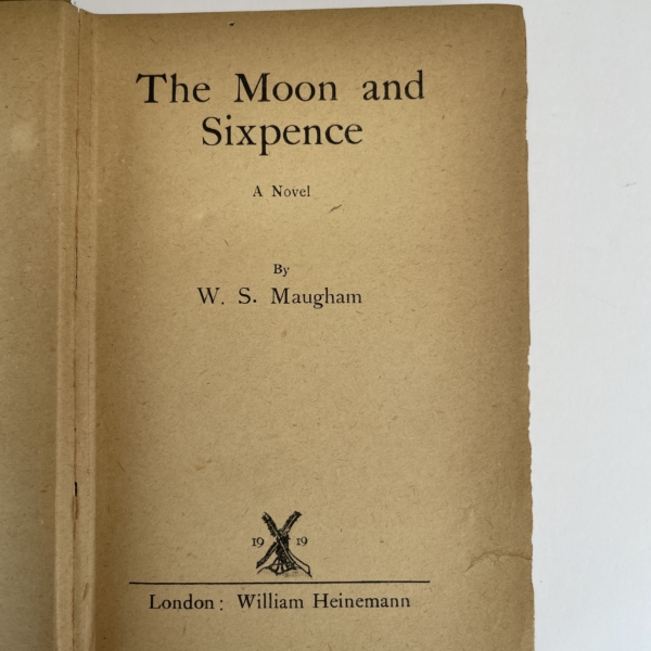 w somerset maugham the moon and sixpence first edition2