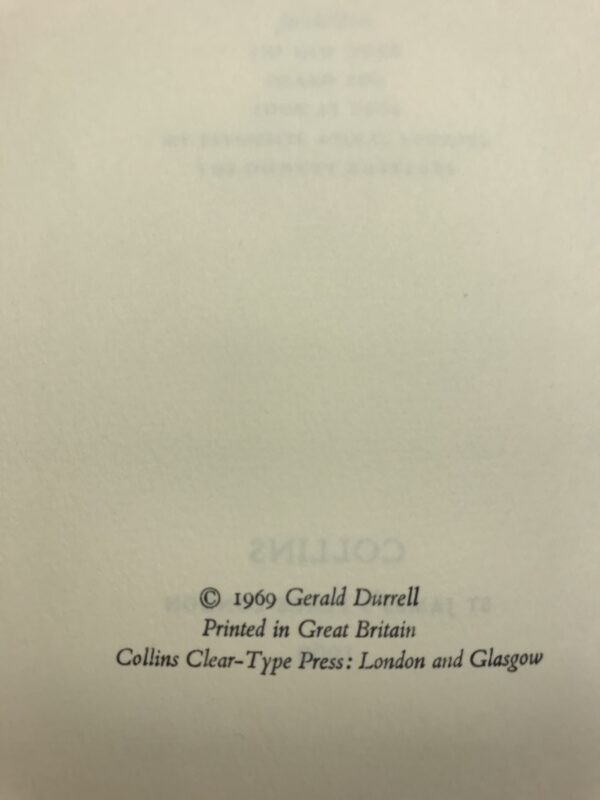 gerald durrell the corfu trilogy first edition set5