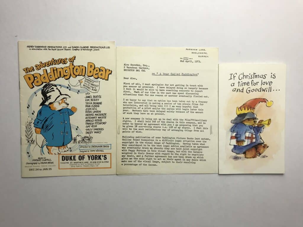 michael bond signed paddington set14