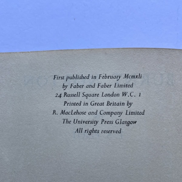 ts eliot four quartets set3