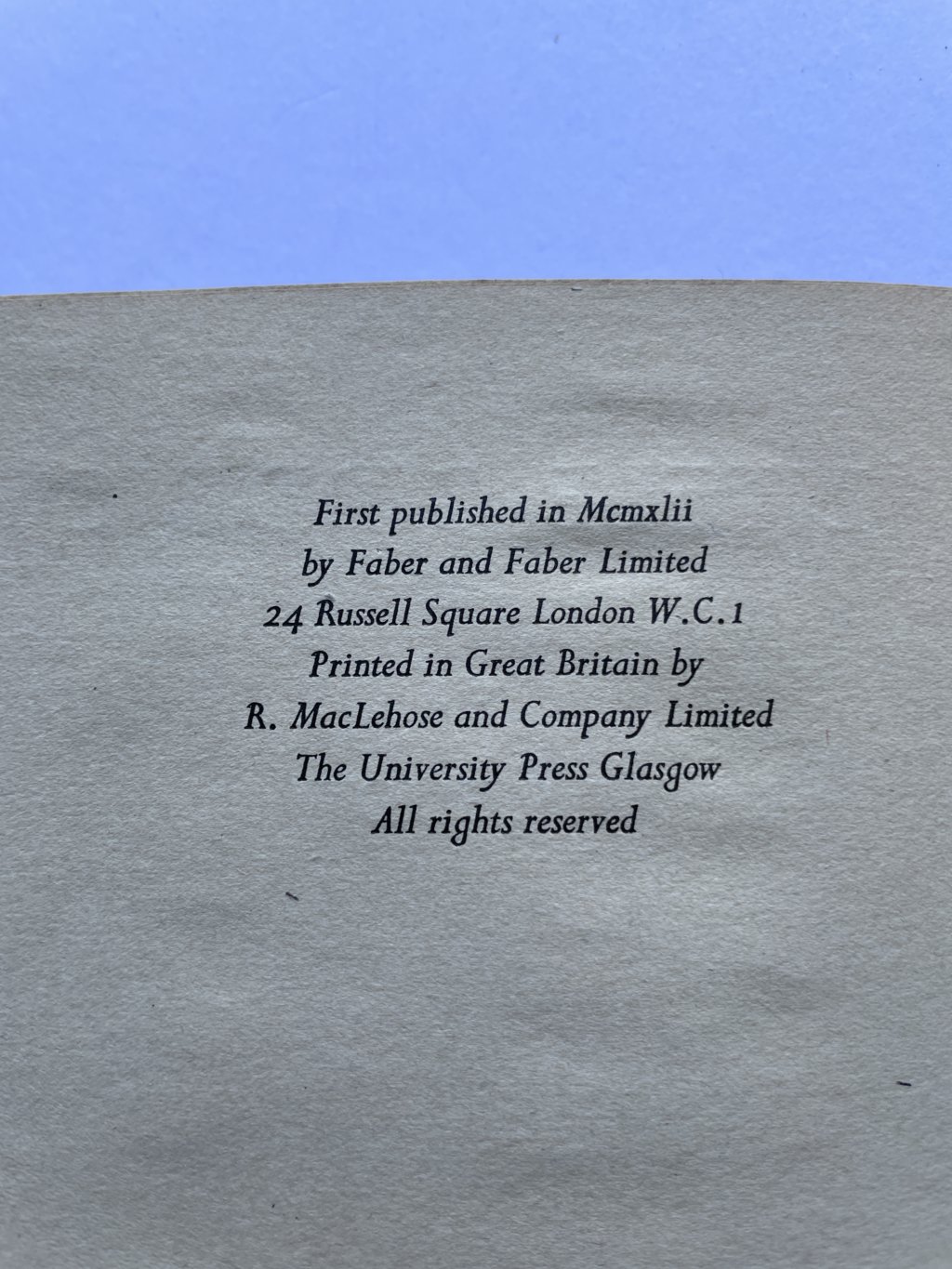 ts eliot four quartets set5