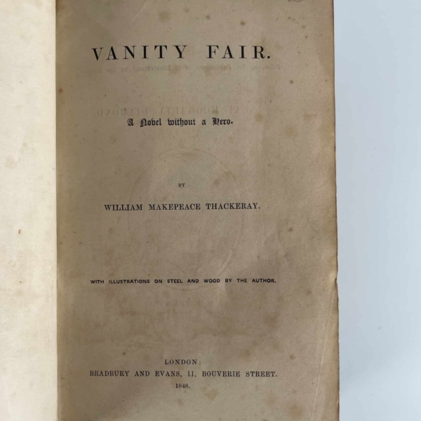 william thackeray vanity fair first2