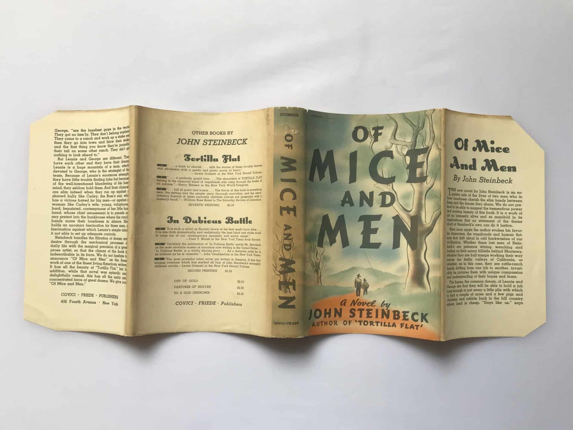 John Steinbeck Of Mice and Men First US Edition4