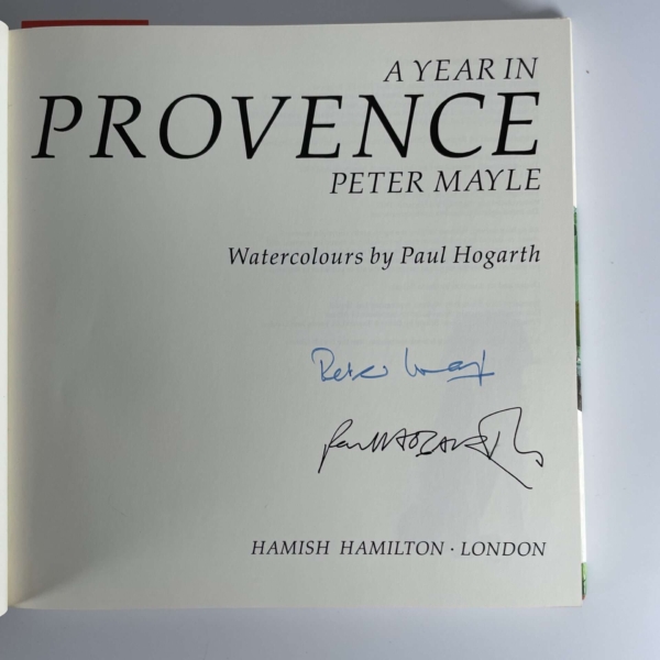 pater mayle a year in provence double signed2