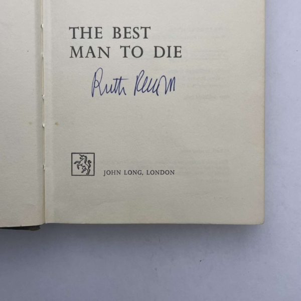 ruth rendell the best man to die signed2