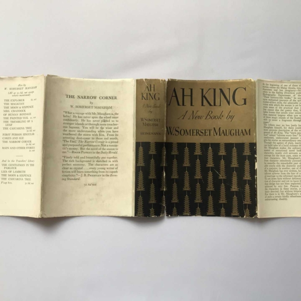 w somerset maugham ah king signed first edition5