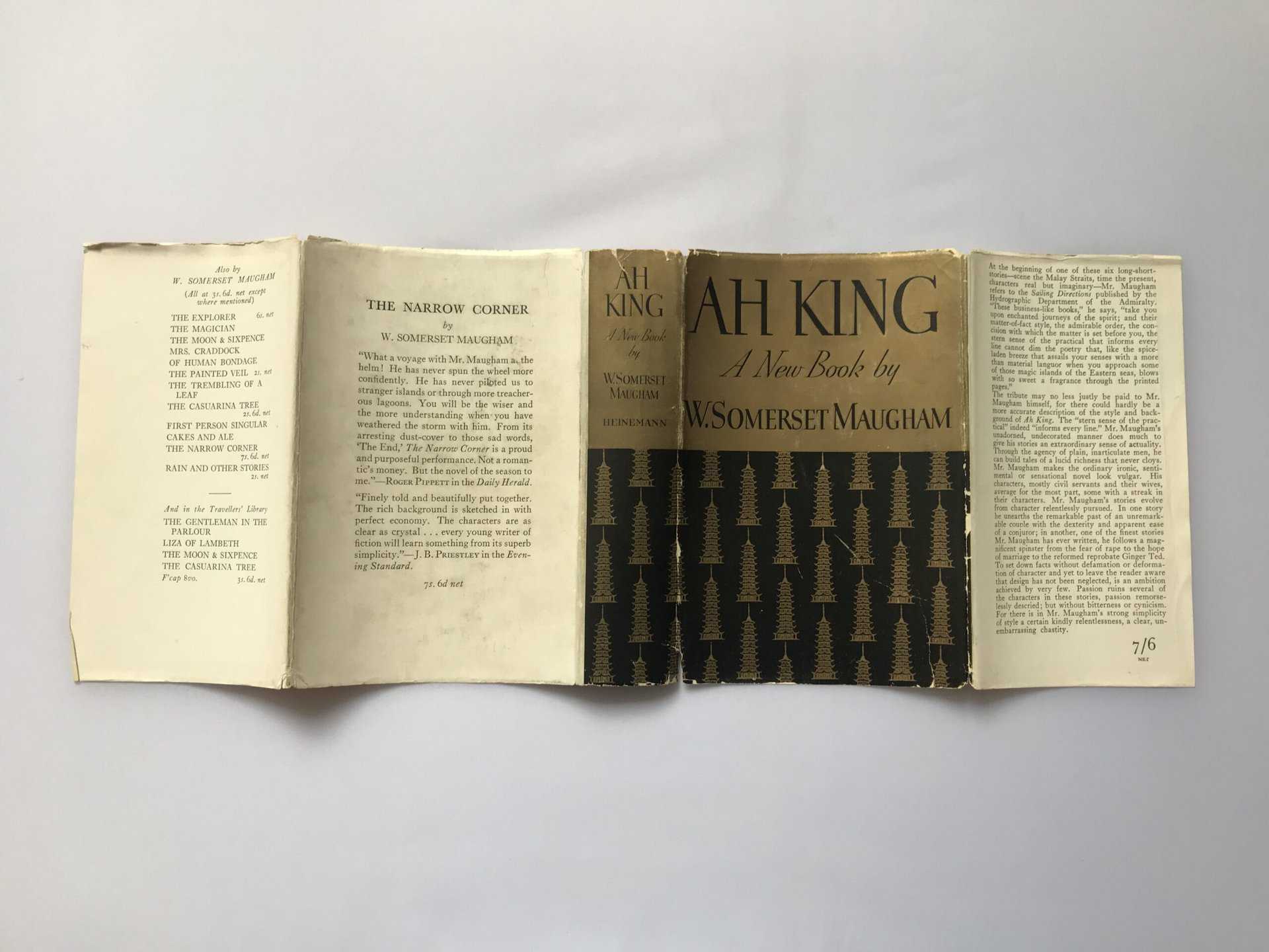 w somerset maugham ah king signed first edition5
