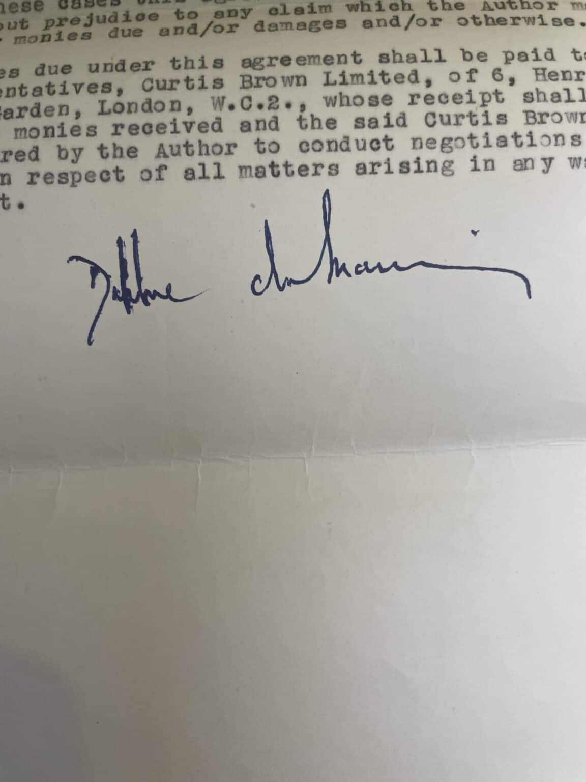 daphne du maurier the apple tree with signed letter8