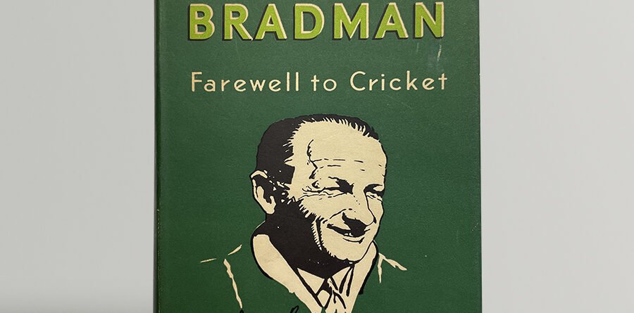 don bradman farewell to cricket signed first edition1