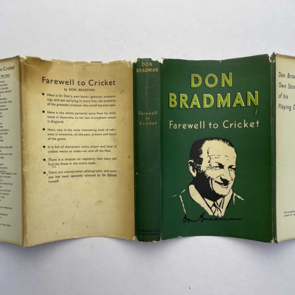 don bradman farewell to cricket signed first edition5