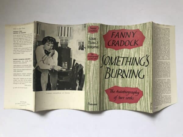 fanny cradock somethings burning signed first edition5