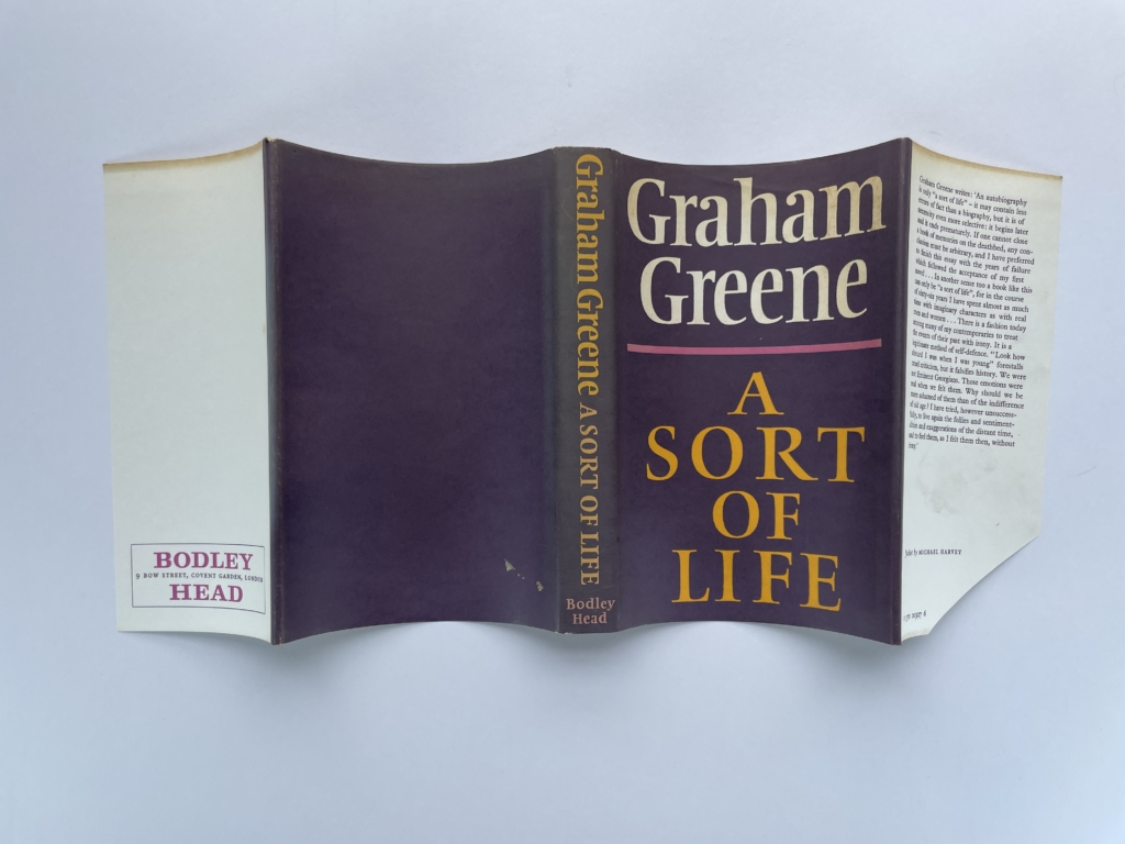 graham greene a sort of life first edi4