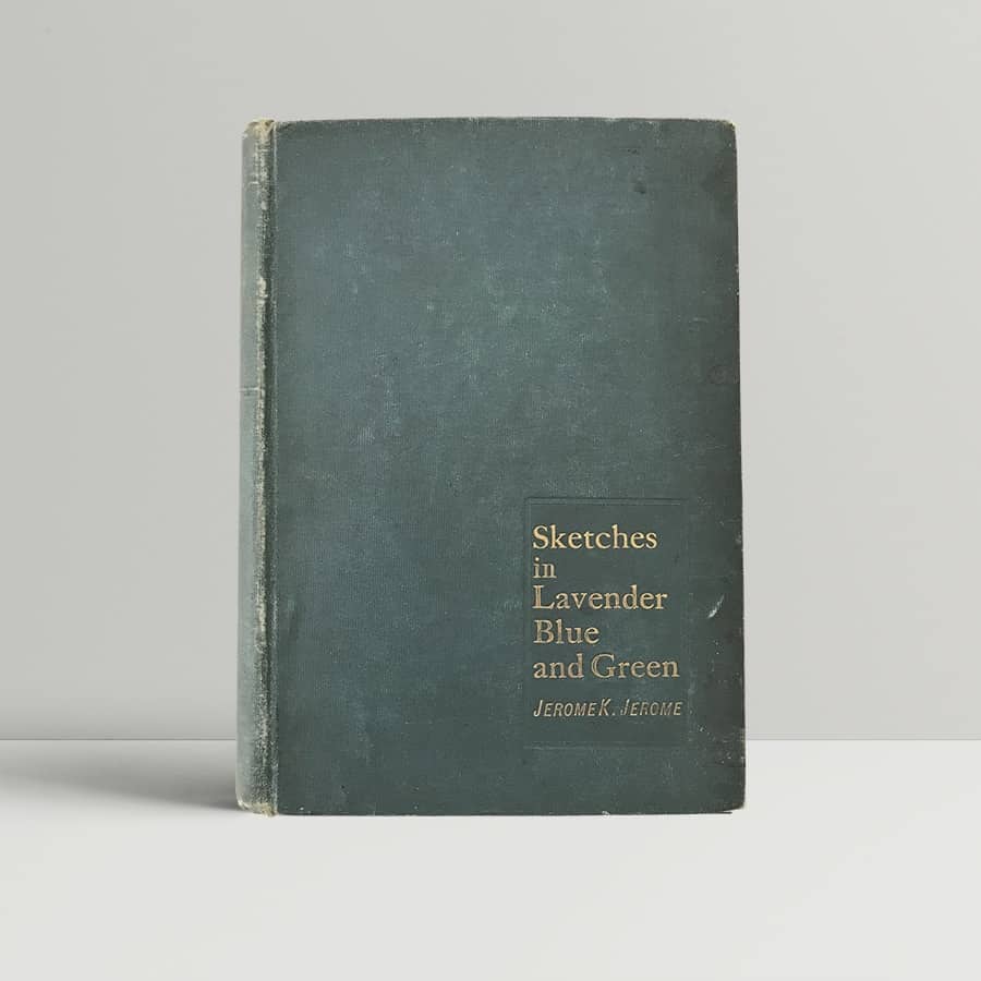 jerome k jerome sketches in lavender blue and green first edition1