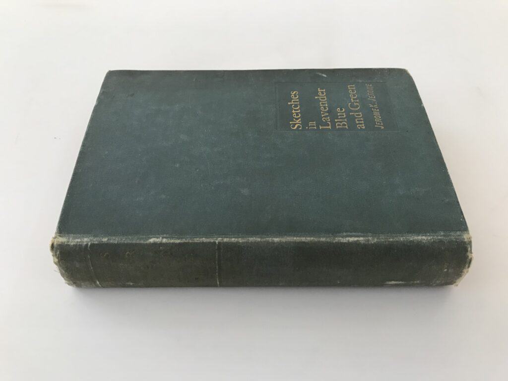 jerome k jerome sketches in lavender blue and green first edition3