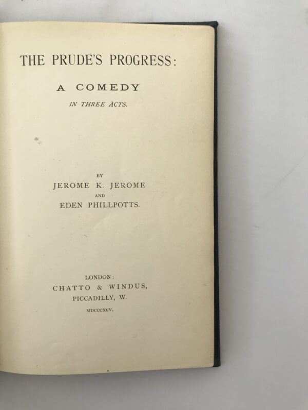 jerome k jerome the prudes progress first edition2