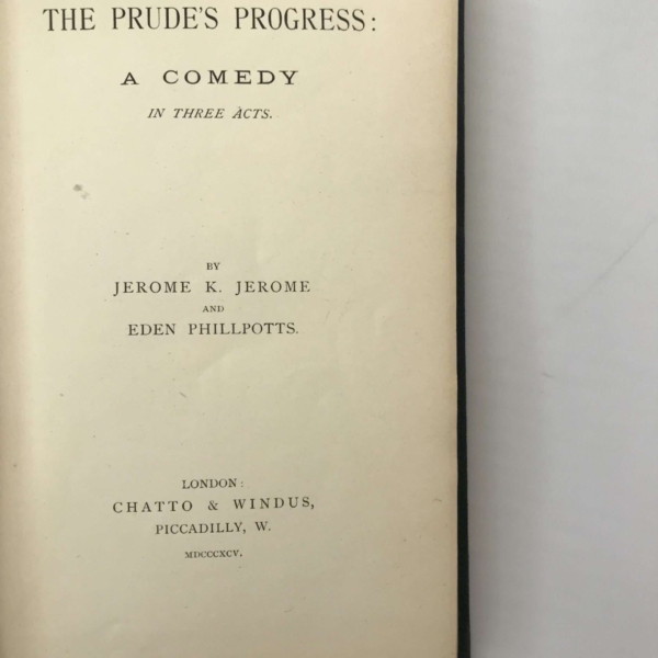 jerome k jerome the prudes progress first edition2