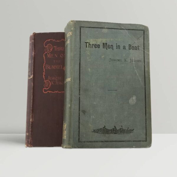 jerome k jerome three men in a boat on the bummel first editions1