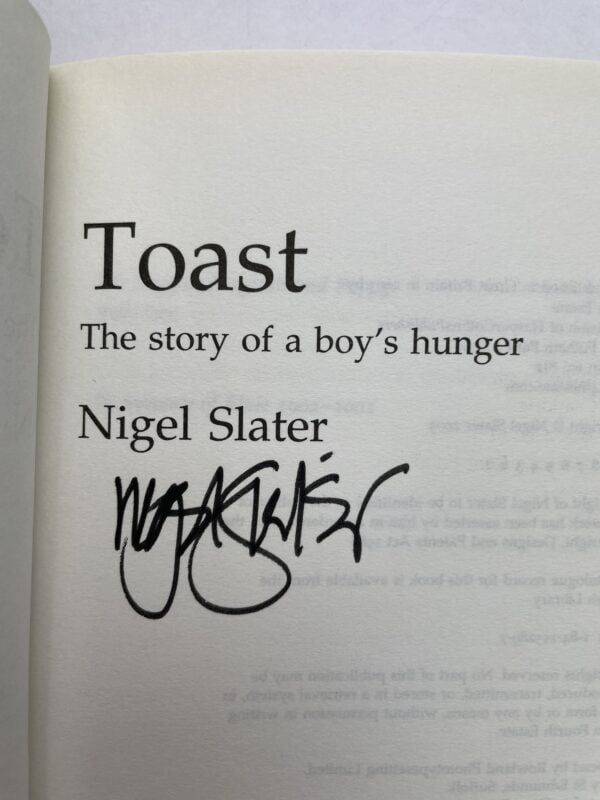 nigel slater toast signed 1st ed2