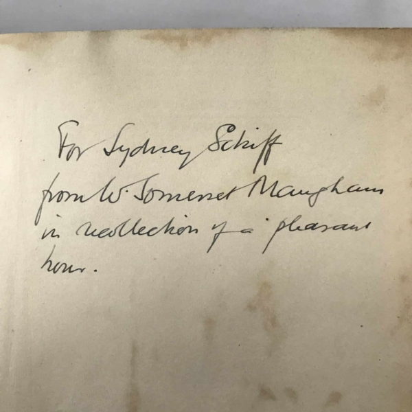 w somerset maugham on a chinese screen signed first edition2