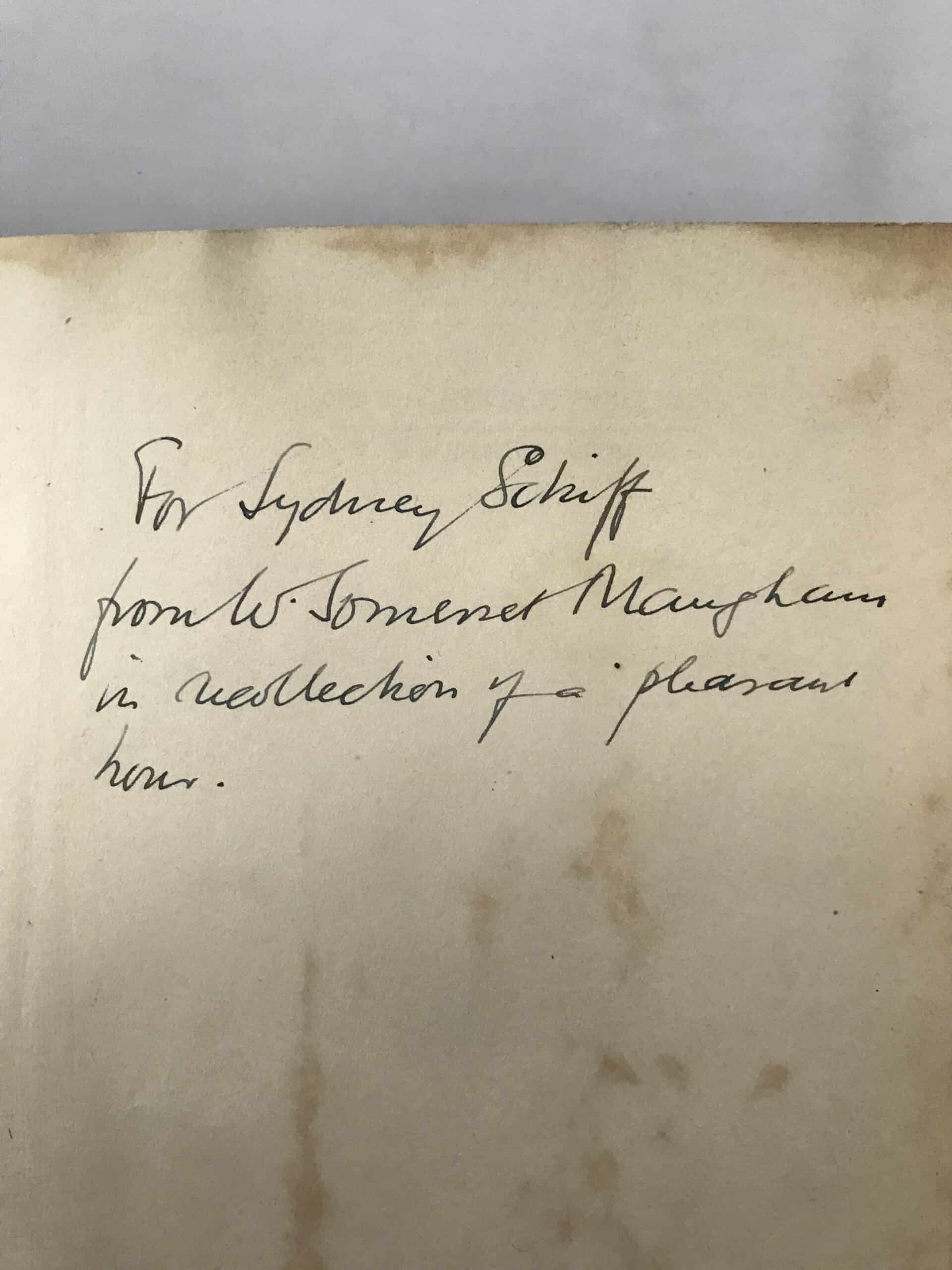 w somerset maugham on a chinese screen signed first edition2