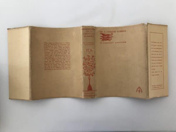 w somerset maugham on a chinese screen signed first edition5