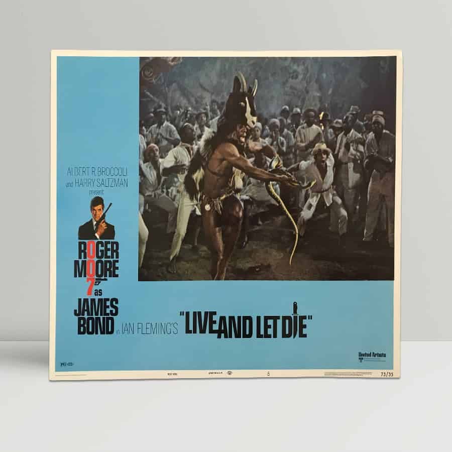 8Live And Let Die Original Unframed Lobby Poster7