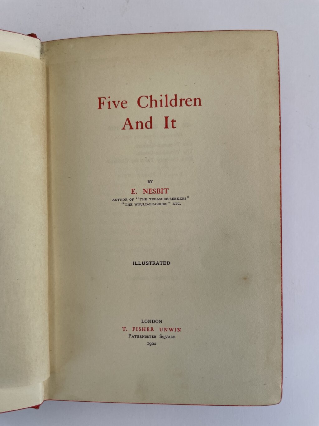 e nesbit five children and it first 2