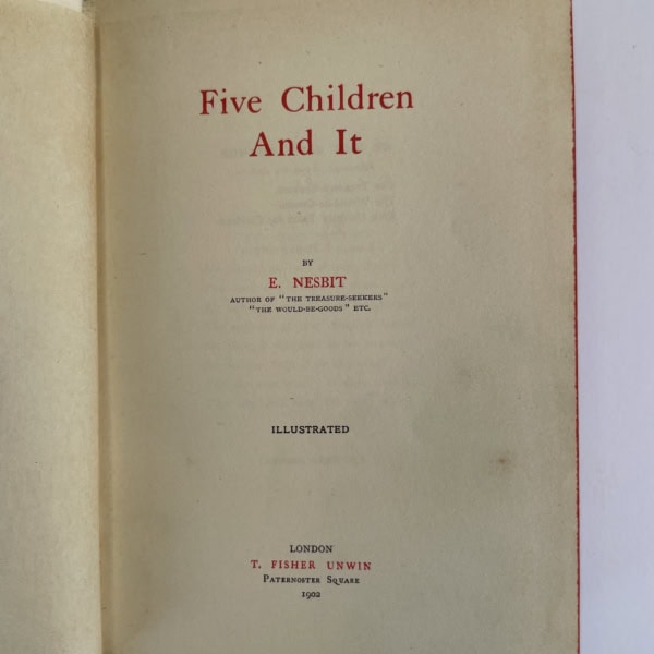 e nesbit five children and it first 2