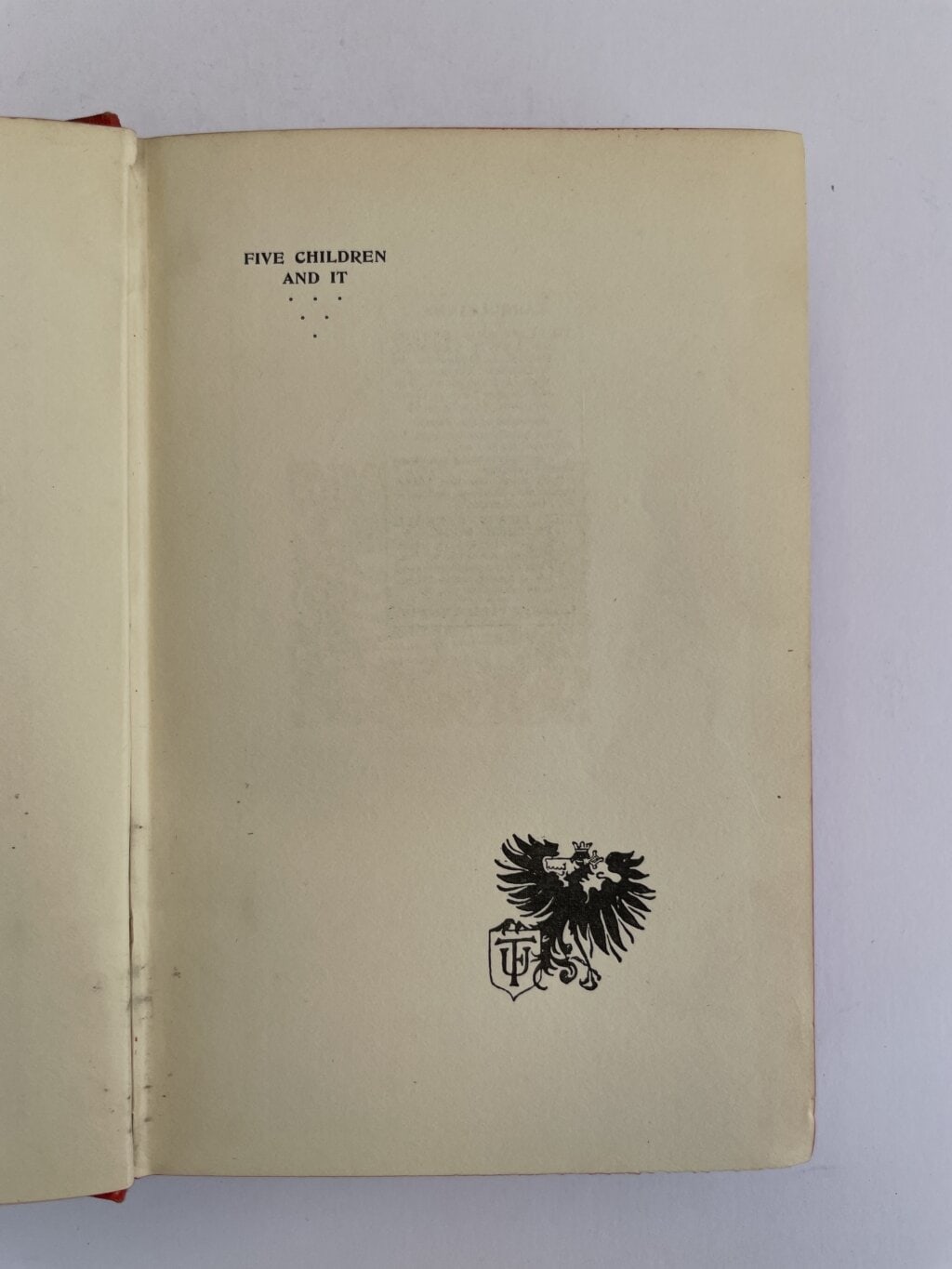 e nesbit five children and it first 3