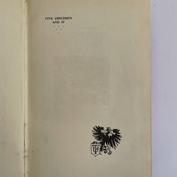 e nesbit five children and it first 3