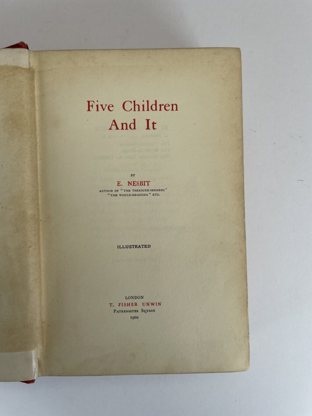 e nesbit five children and it first edition3