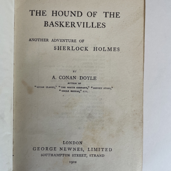 arthur conan doyle the hound of the baskervilles first 2