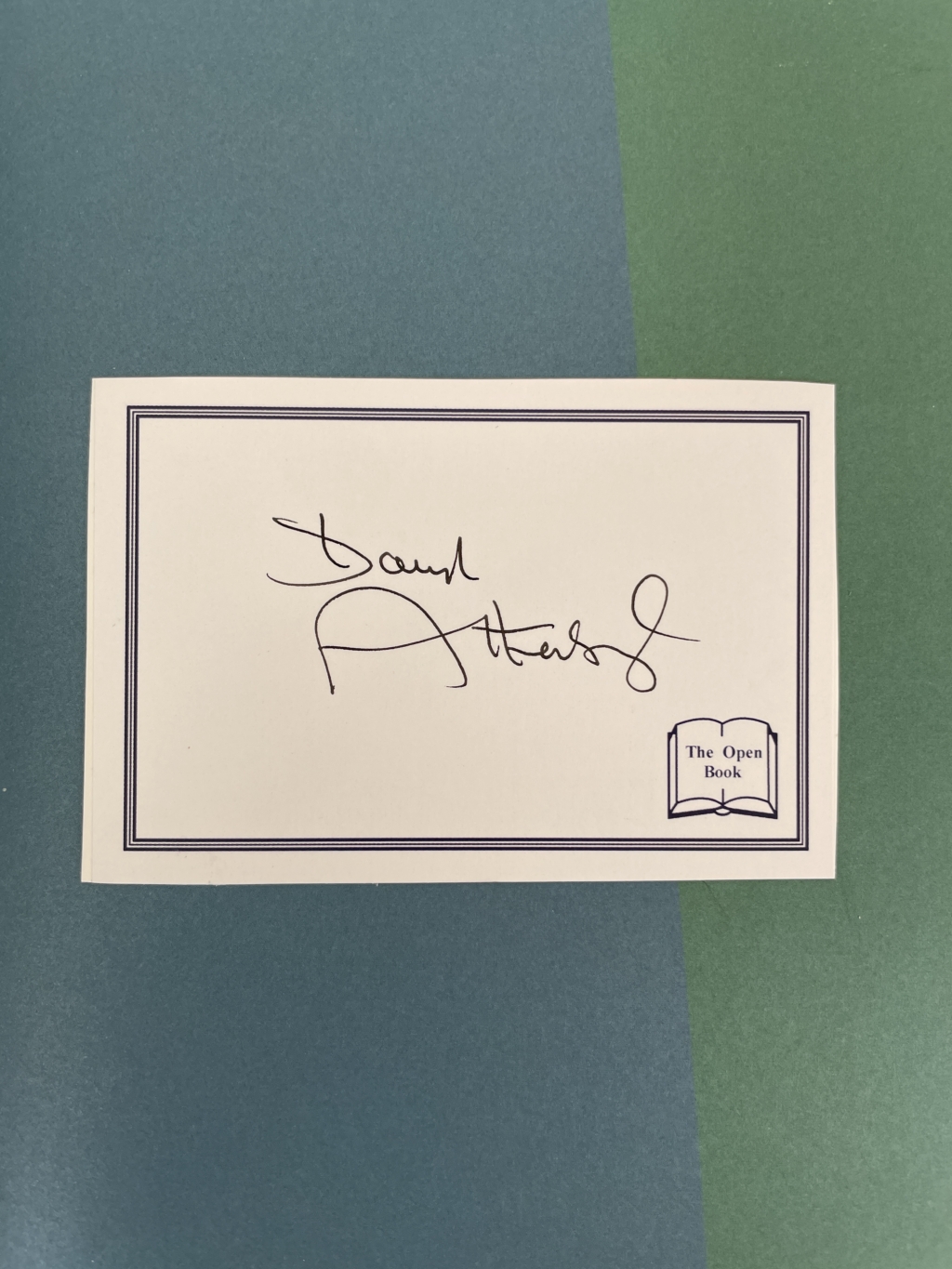 david attenborough a life on our planet signed first2