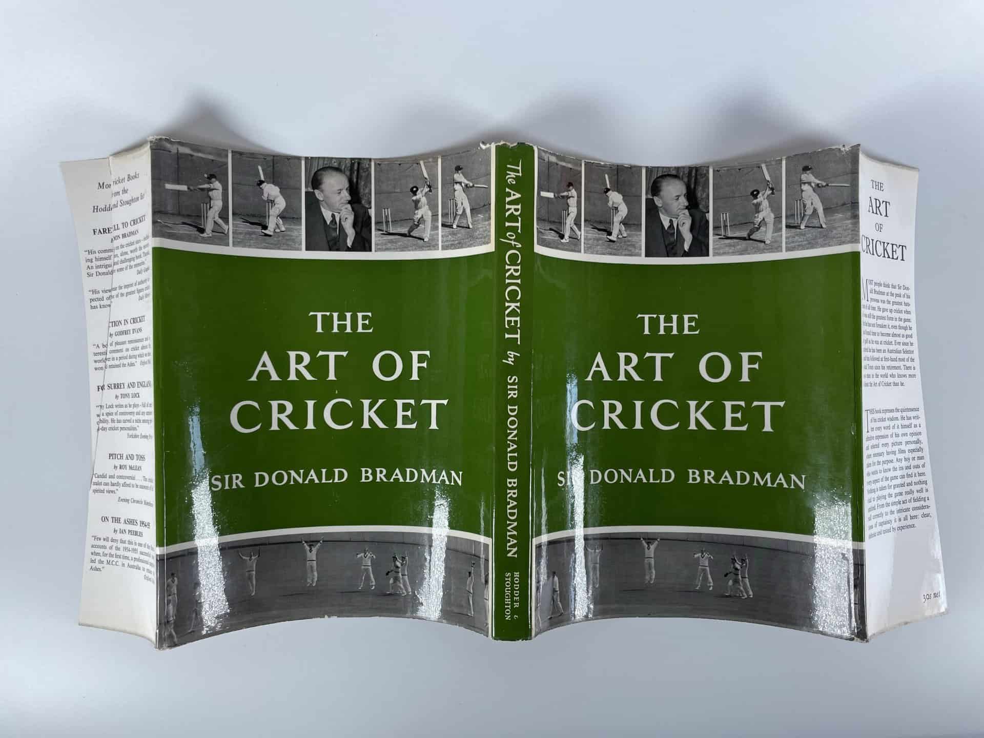 donald bradman the art of cricket signed first edition5