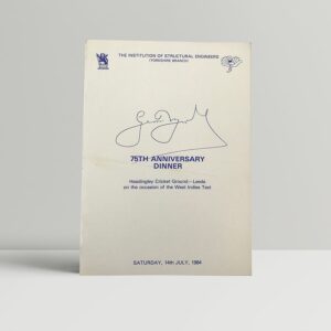 geoff boycott dinner menu signed1