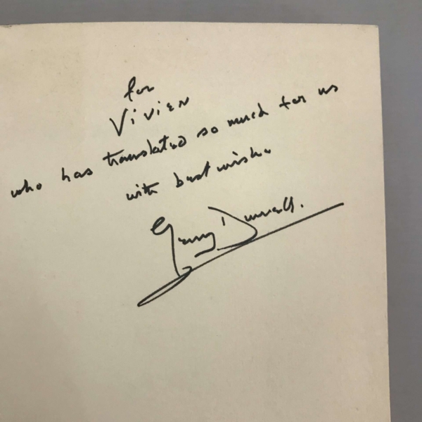 gerald durrell birds beasts and relatives signed first edition2